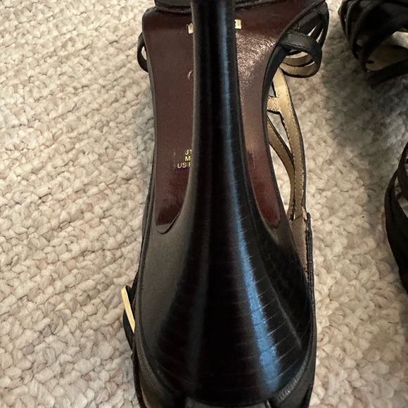 Super Sexy Black Cole Haan Stiletto Sandals Sz 9 - Picture 10 of 10
